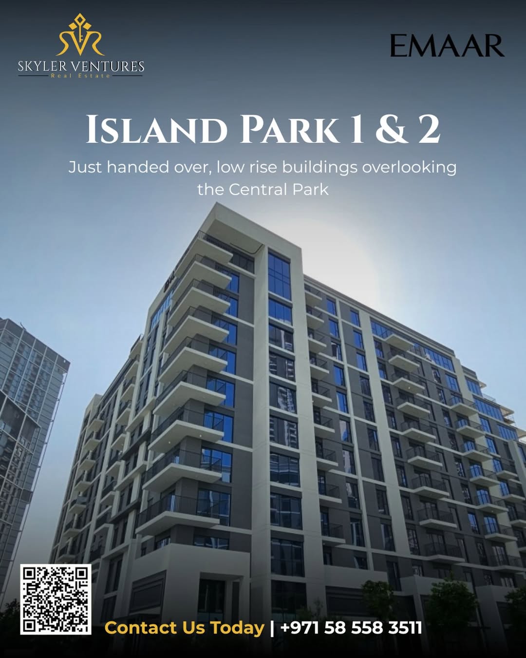 Emaar Island Park 1 — thoughtfully designed green spaces for modern living.A refined outdoor exp