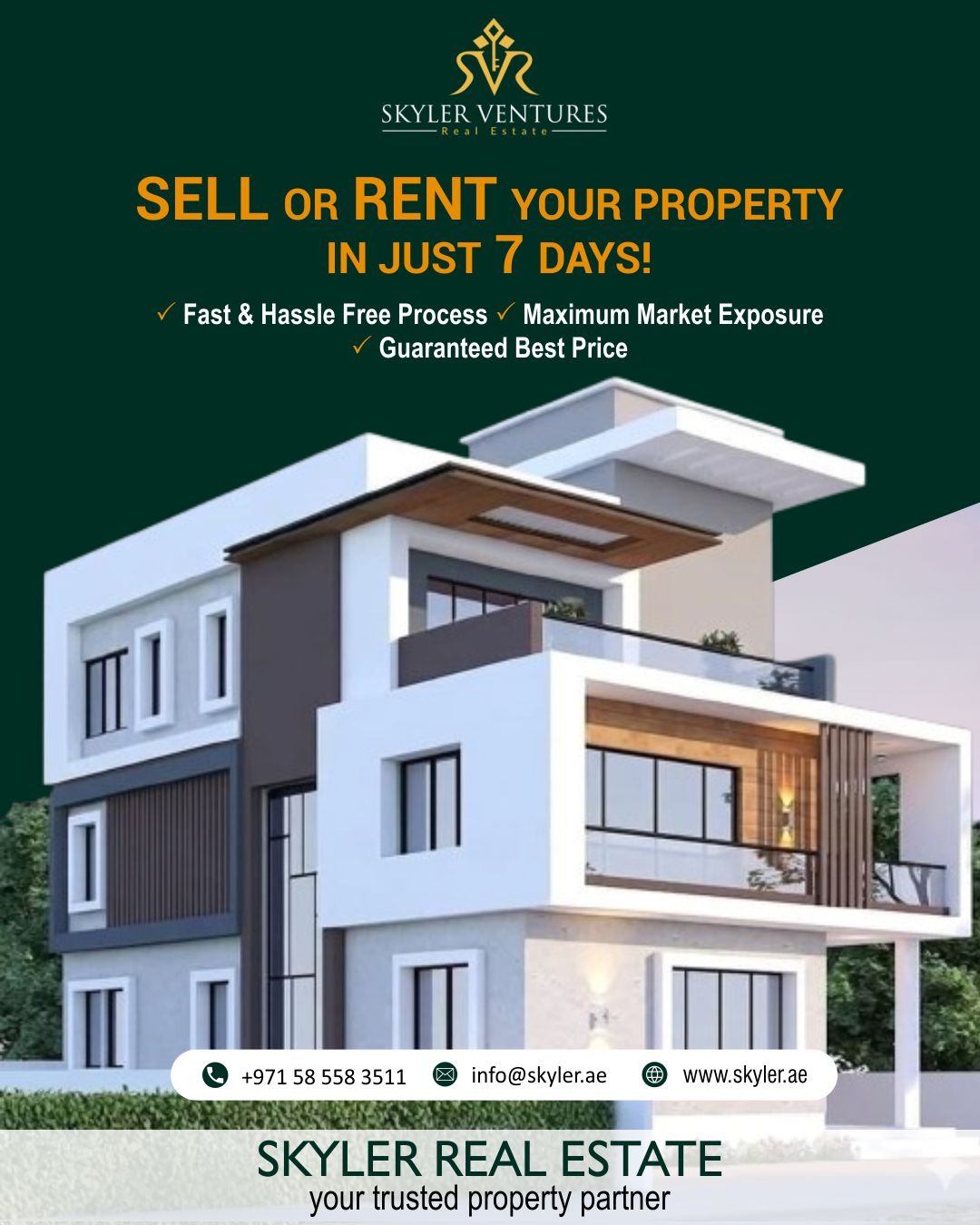Ready to sell or rent your property quickly and hassle-free 🏡With Skyler Ventures, you can list